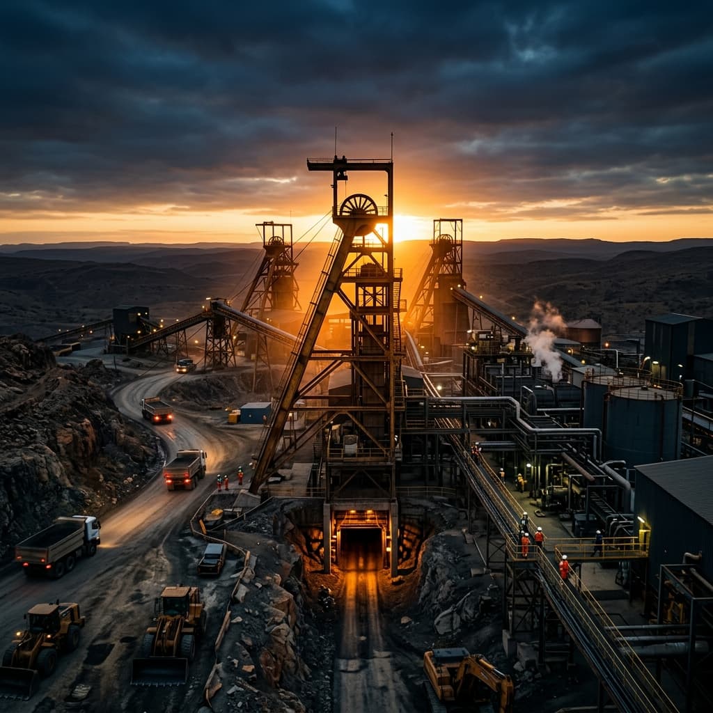 Direct sourcing node in East Africa. Licensed mining operations.