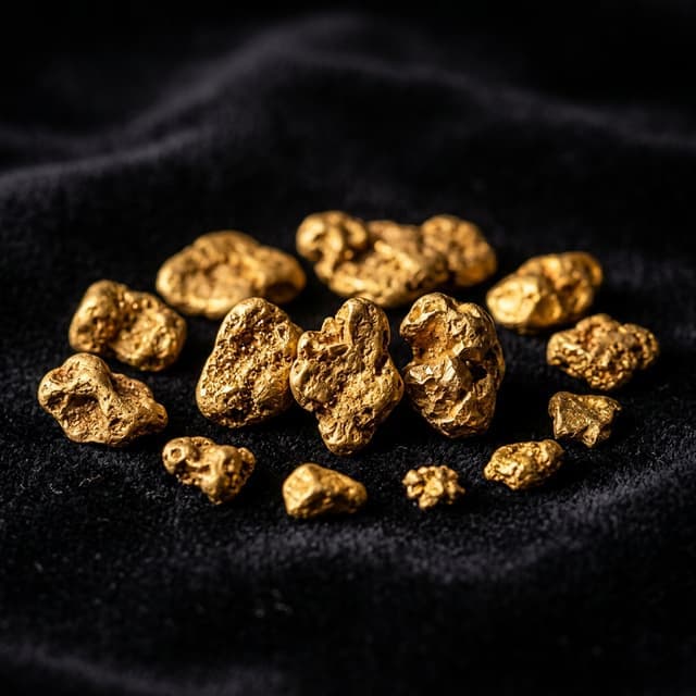 Natural Alluvial Gold Nuggets — Busia Gold Belt