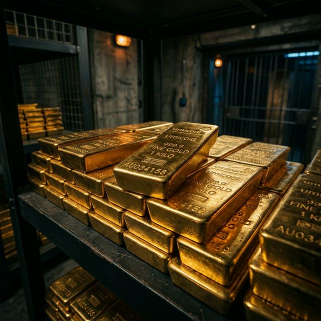 Secure gold vault storage facility Kampala Ghana